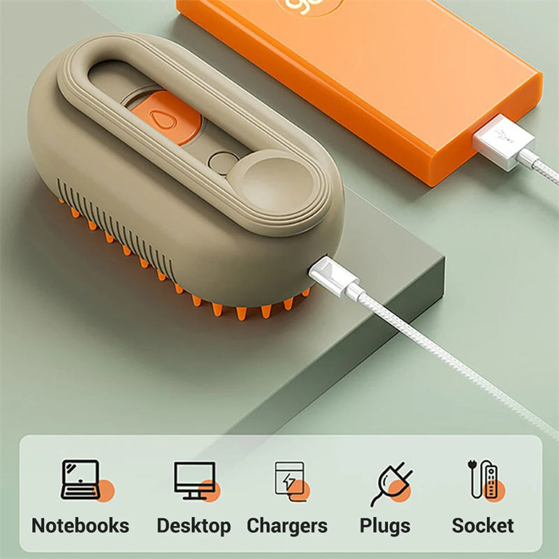Ångborste 3-in-1